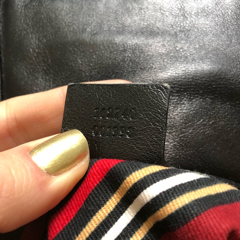 Gucci black leather Britt medium gold hardware - Picture 5 of 8
